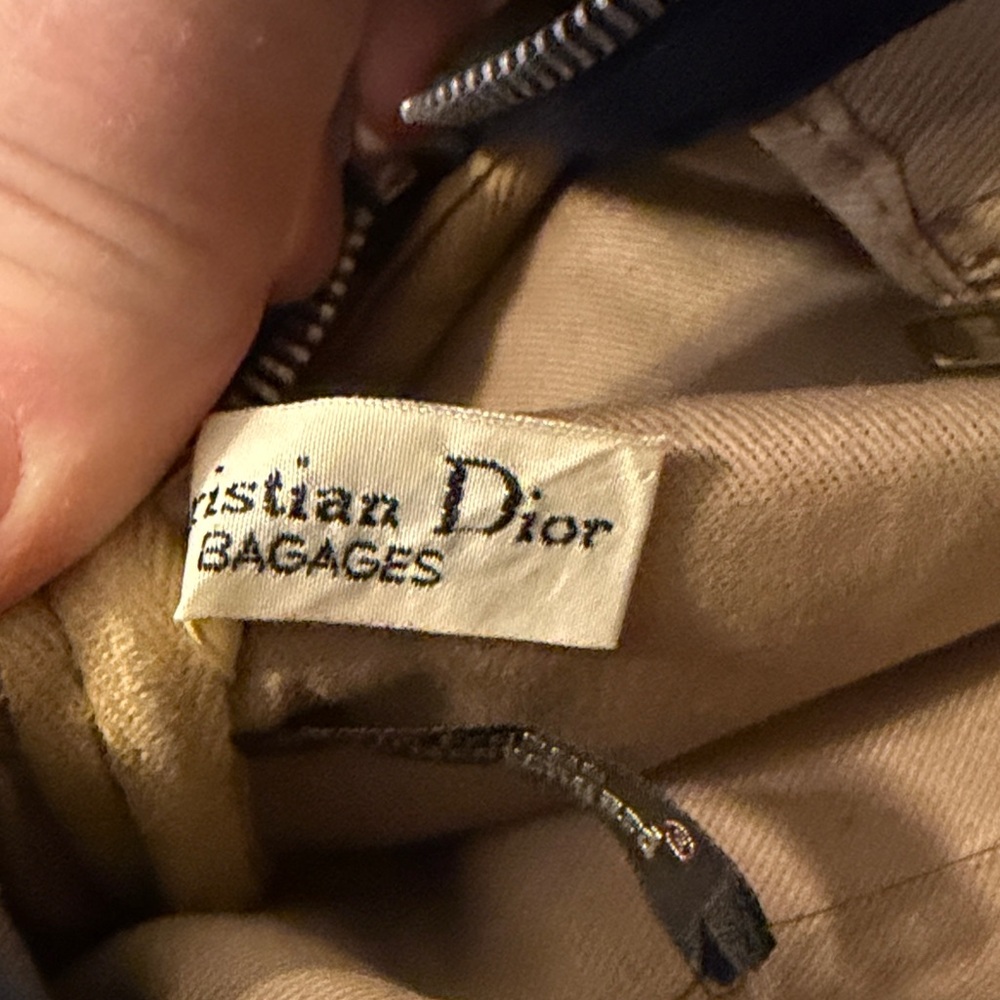 Vintage Christian Dior Suede Boston Bag w COA - Picture 7 of 8